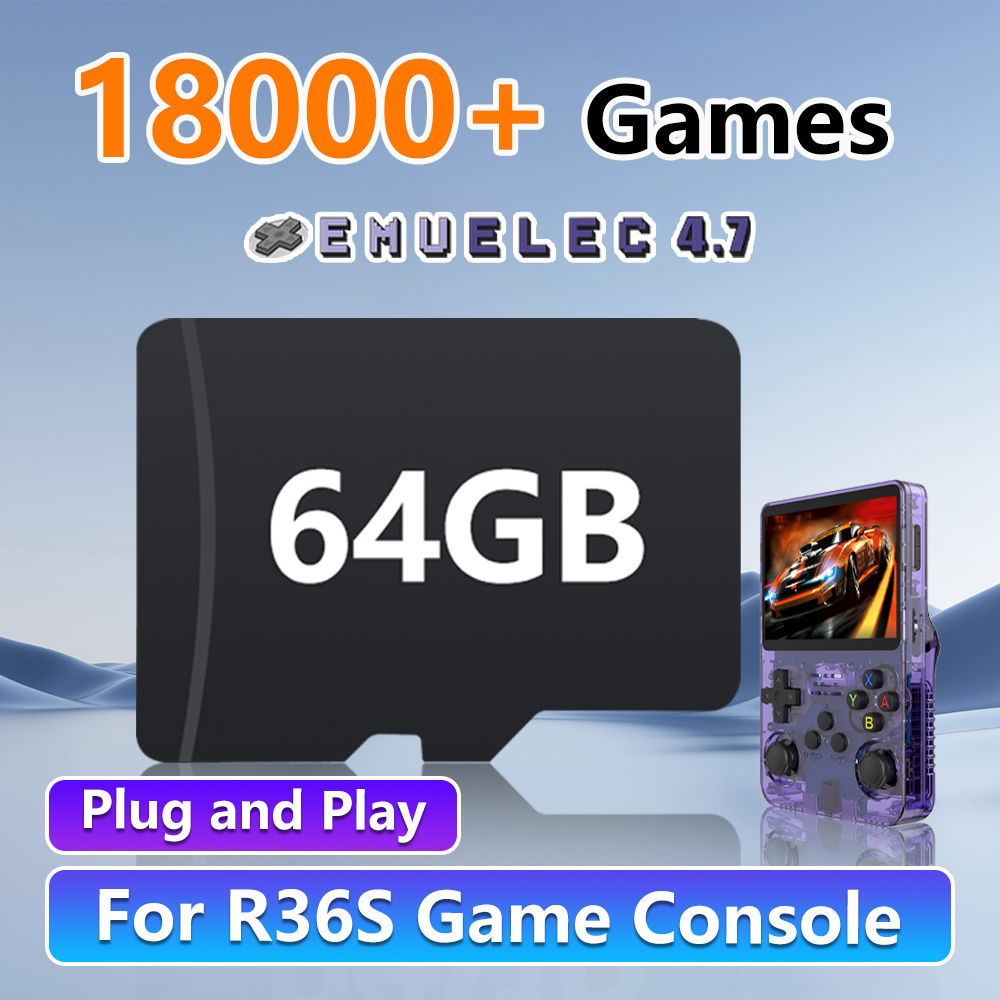 64GB Game Card for R36S Retro  - Gaming Console R36S のレビューと価格