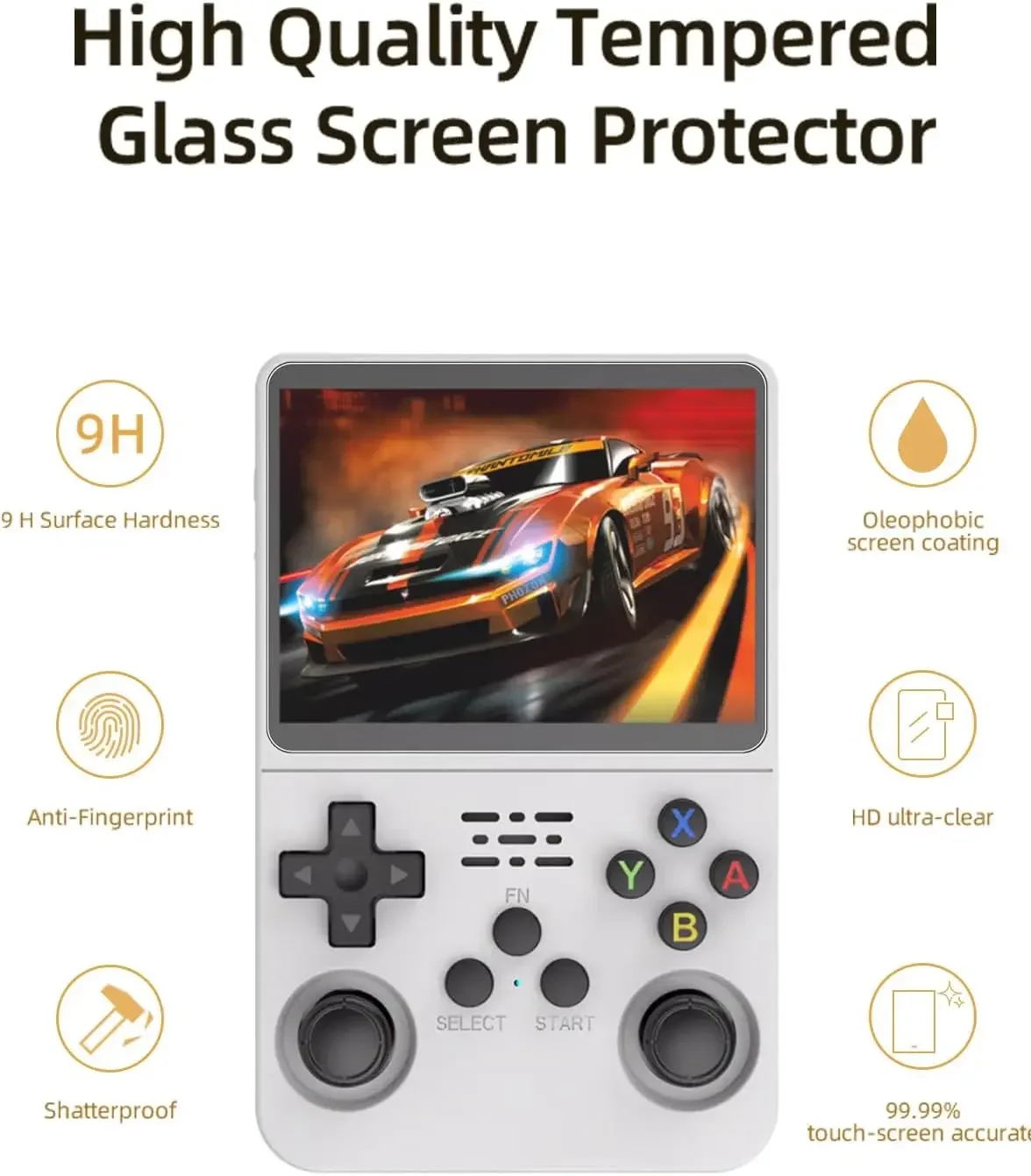 4 IN 1 Case+Glass for R36S Gam - Gaming Console R36S のレビューと価格