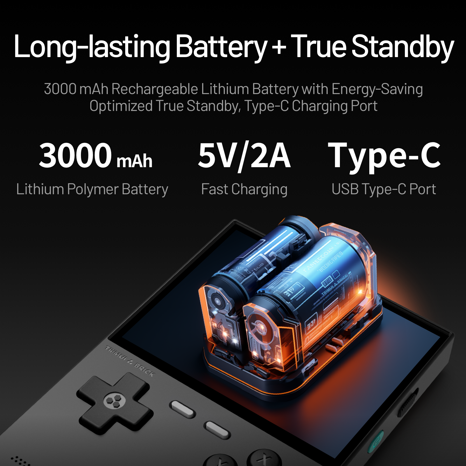 TRIMUI BRICK CNC Metal Retro H - Gaming Console Linux のレビューと価格