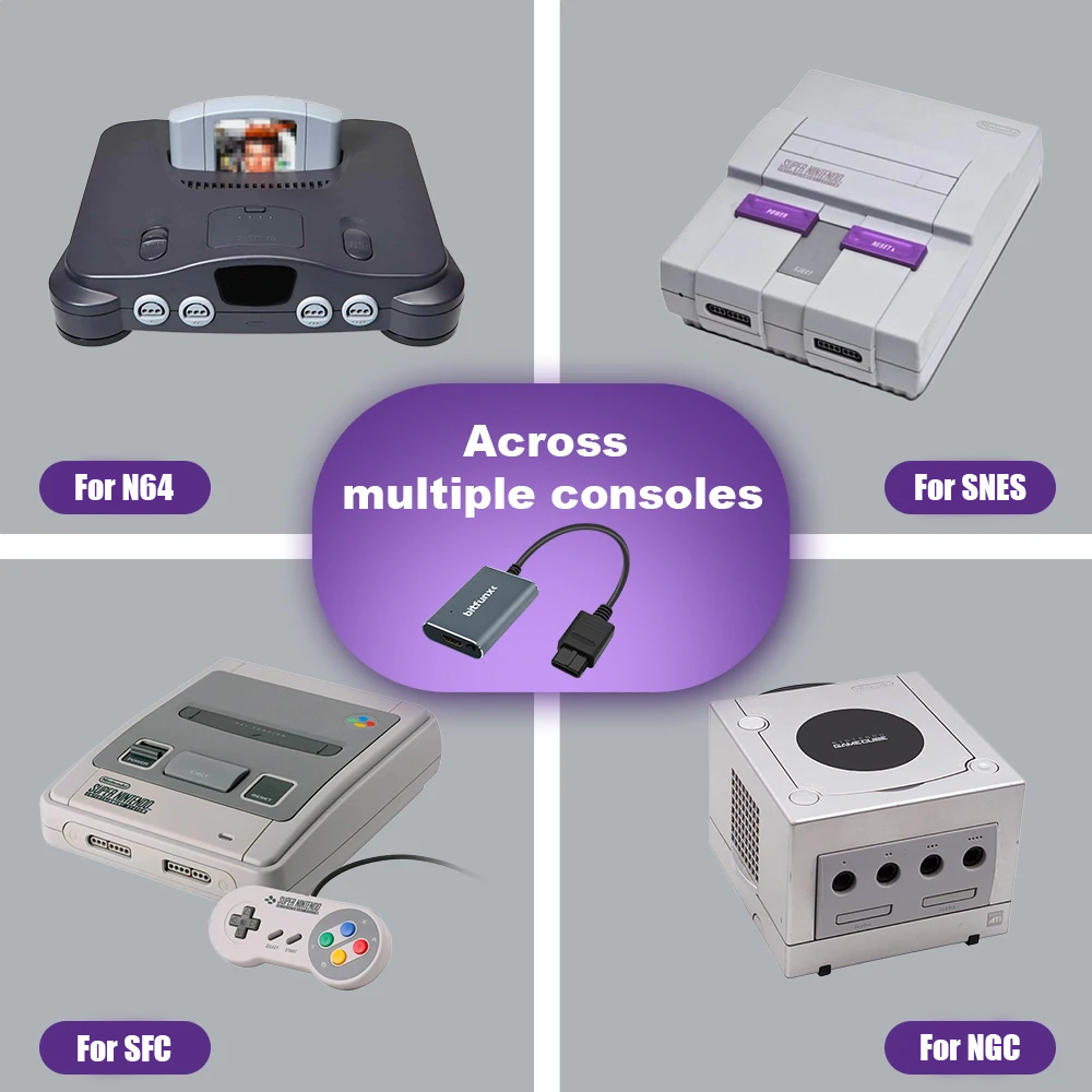 Bitfunx 720P Svideo / AV To HD - Gaming Console For Tv のレビューと価格