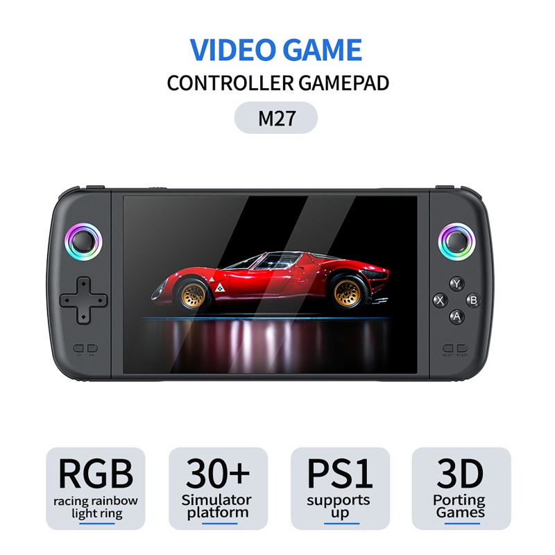 M27 Portable Pocket Retro Hand - Gaming Console Linux のレビューと価格