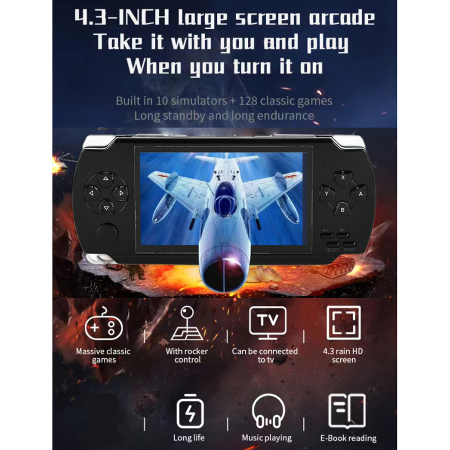 Handheld Portable Retro Video  - Gaming Console Old School のレビューと価格
