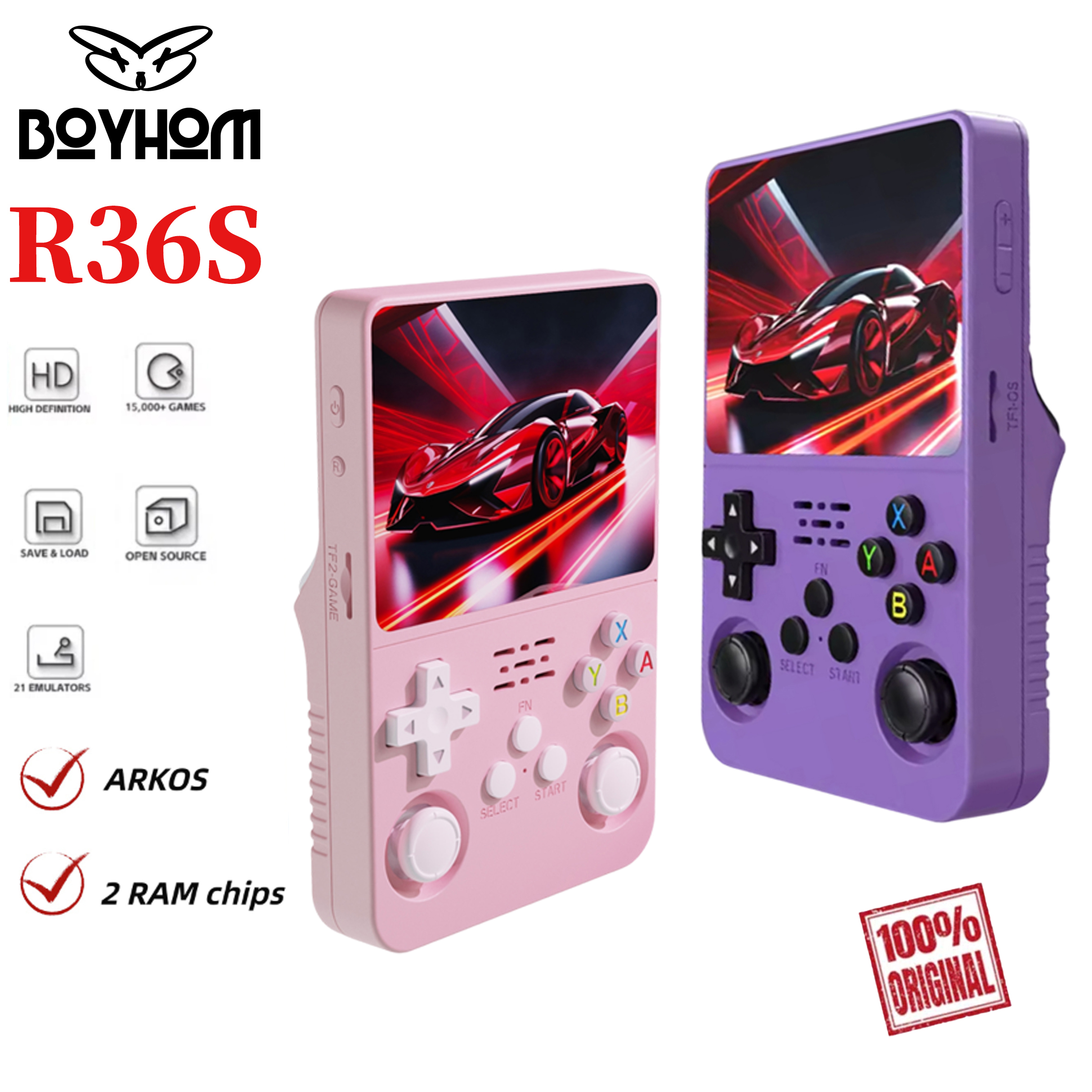 ARKOS 100% Original R36S Retro - Gaming Console Old School のレビューと価格