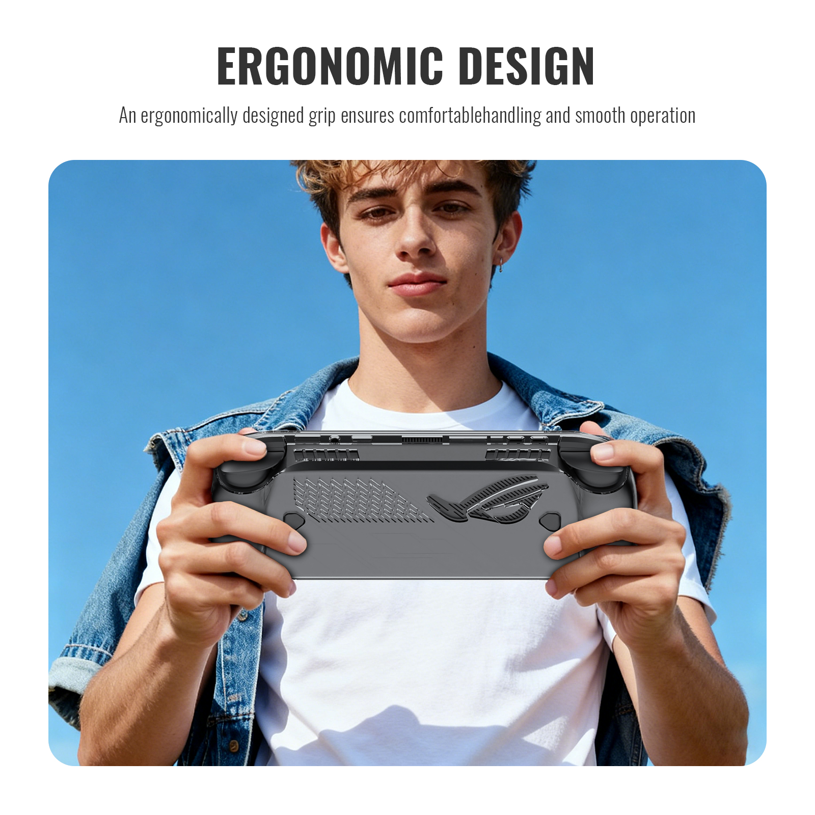 Shockproof Transparent Case fo - Gaming Console Rog のレビューと価格