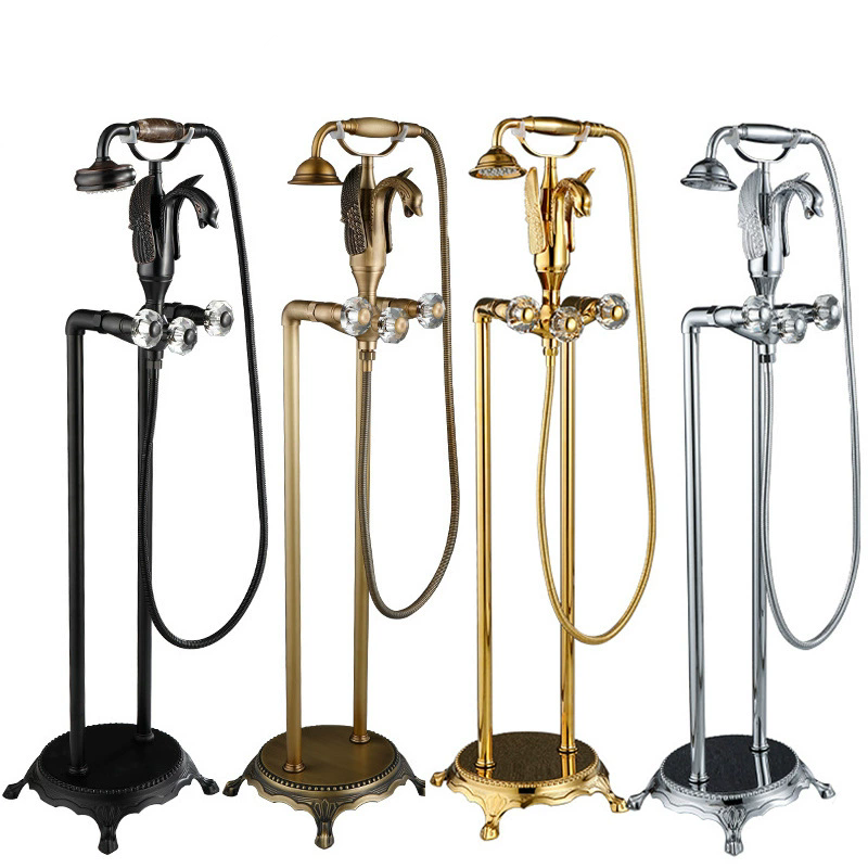 Tuqiu Gold Bathtub Faucet Set  - Controller Stand Holder のレビューと価格