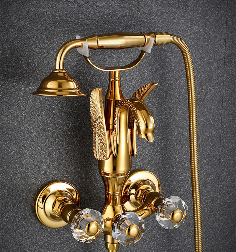 Tuqiu Gold Bathtub Faucet Set  - Controller Stand Holder のレビューと価格