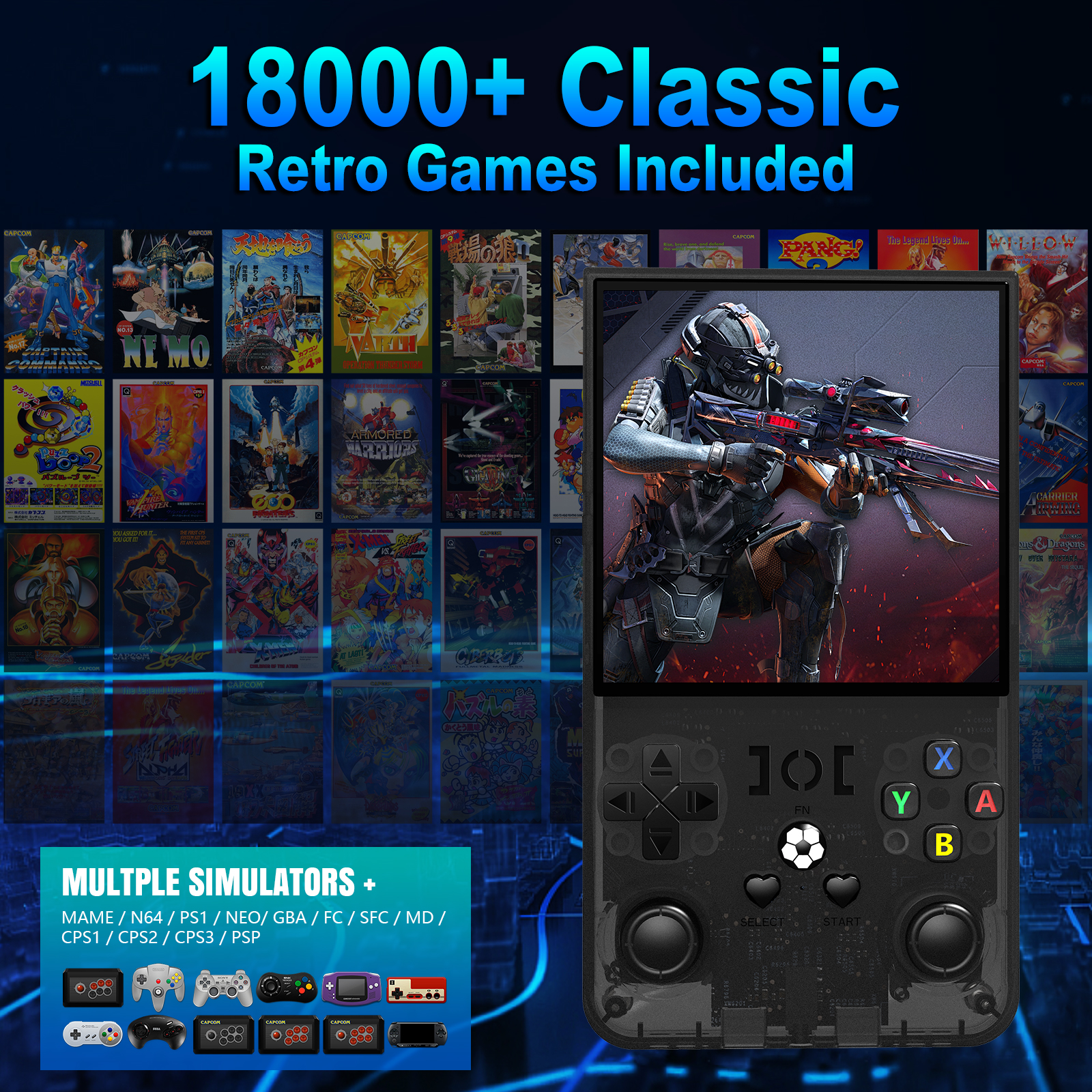 Open Source R36MAX Portable Vi - Gaming Console Linux のレビューと価格