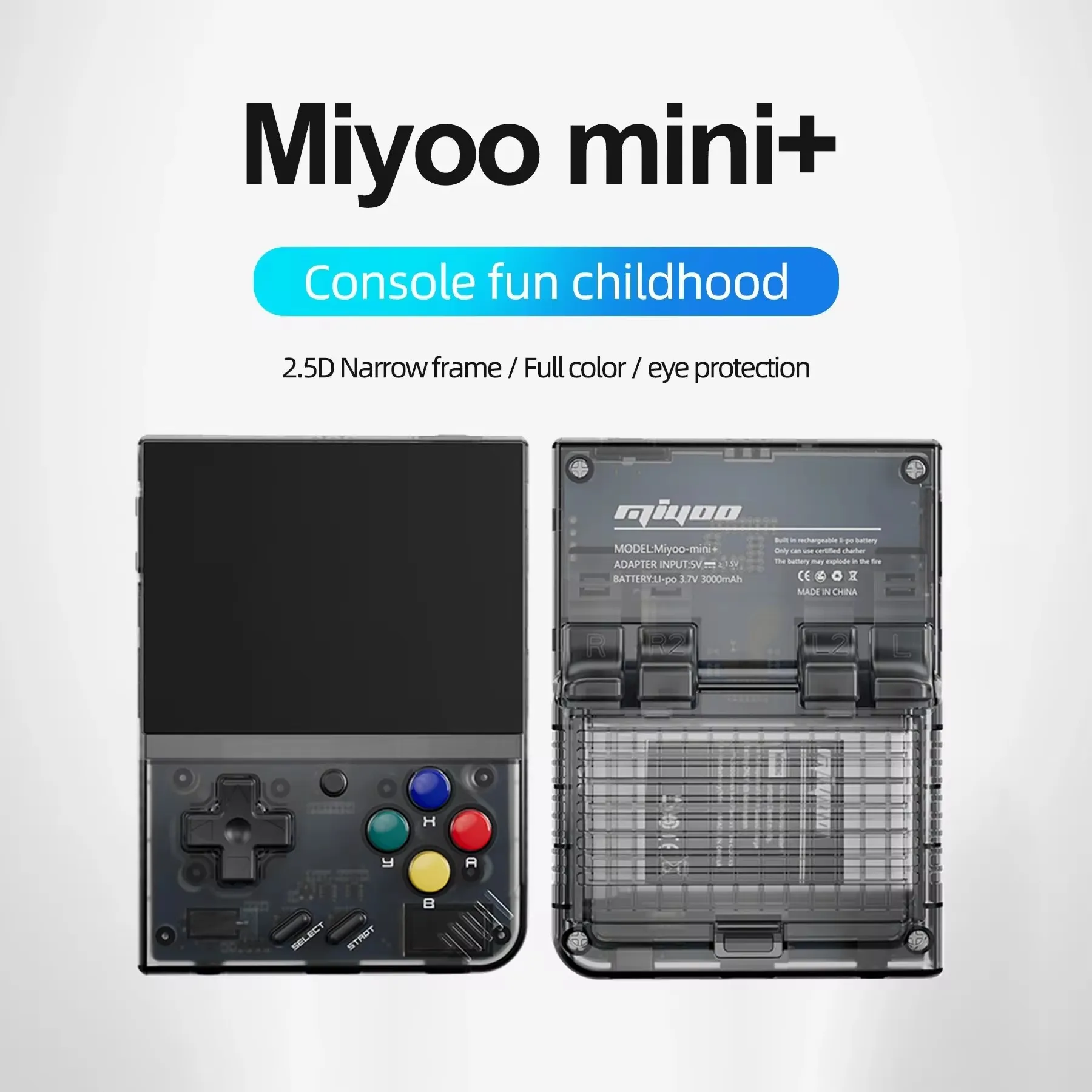 MIYOO Mini Plus Portable Retro - Gaming Console Linux のレビューと価格