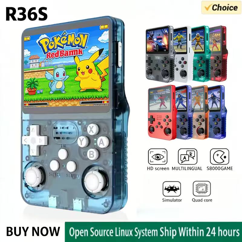 R36S Handheld Game Console ARK - Gaming Console Linux のレビューと価格