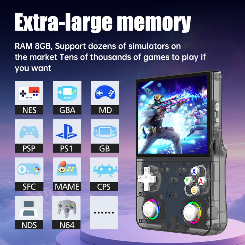 R36 Ultra X Retro Handheld Vid - Gaming Console Linux のレビューと価格