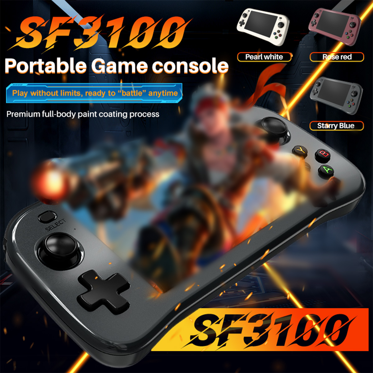 SF3100 Portable Handheld Game  - Gaming Console Linux のレビューと価格