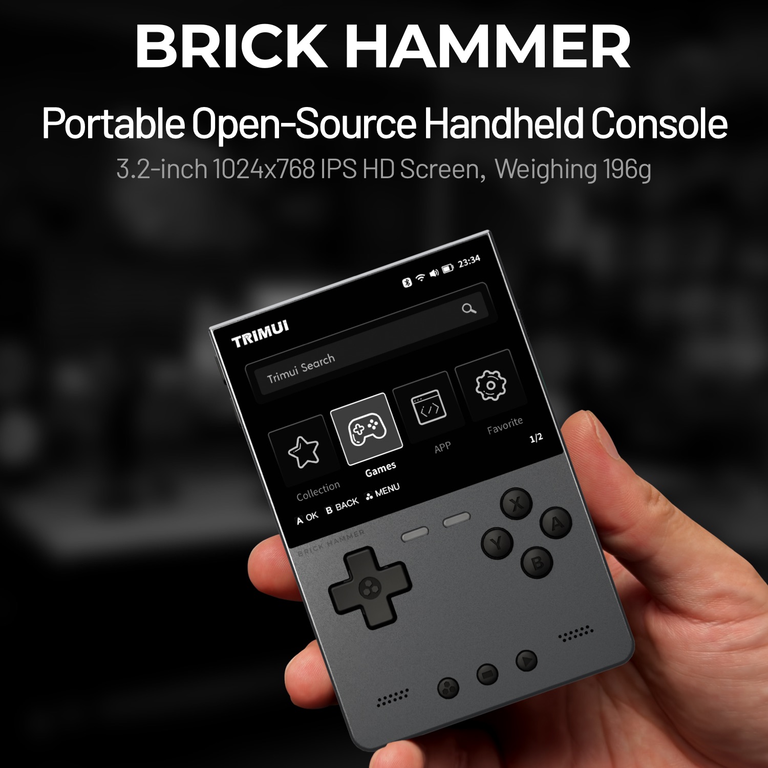 TRIMUI BRICK HAMMER Retro Hand - Gaming Console Linux のレビューと価格