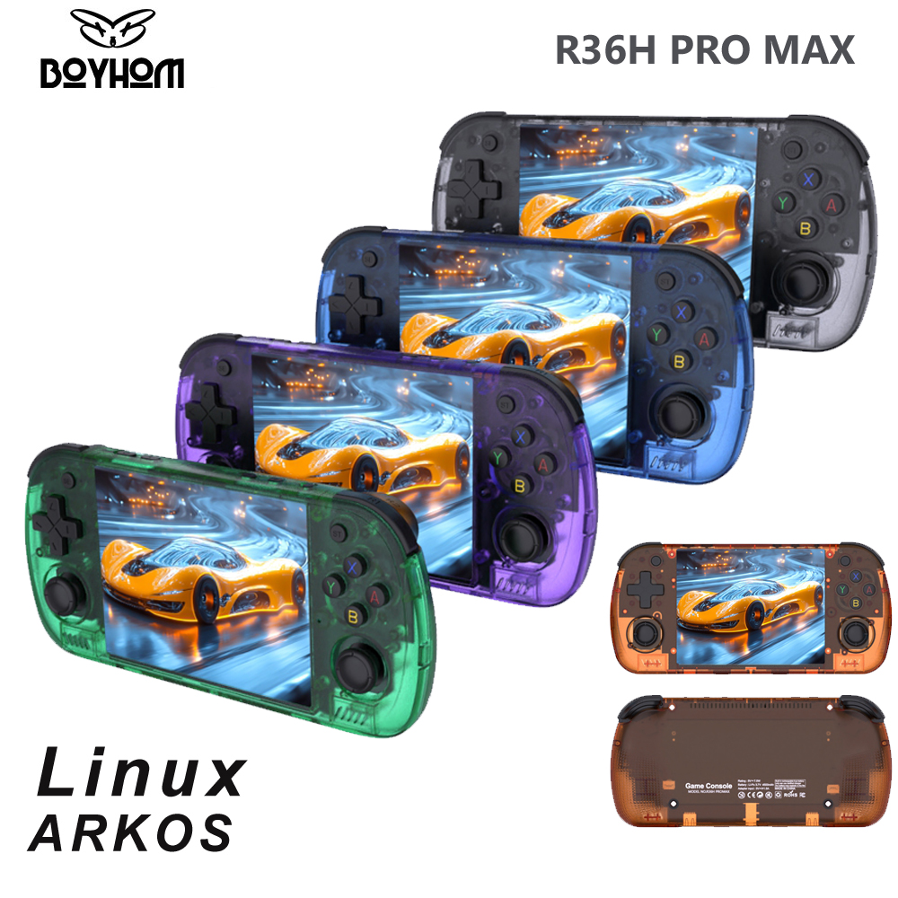 BOYHOM R36H PRO Retro Handheld - Gaming Console Linux のレビューと価格