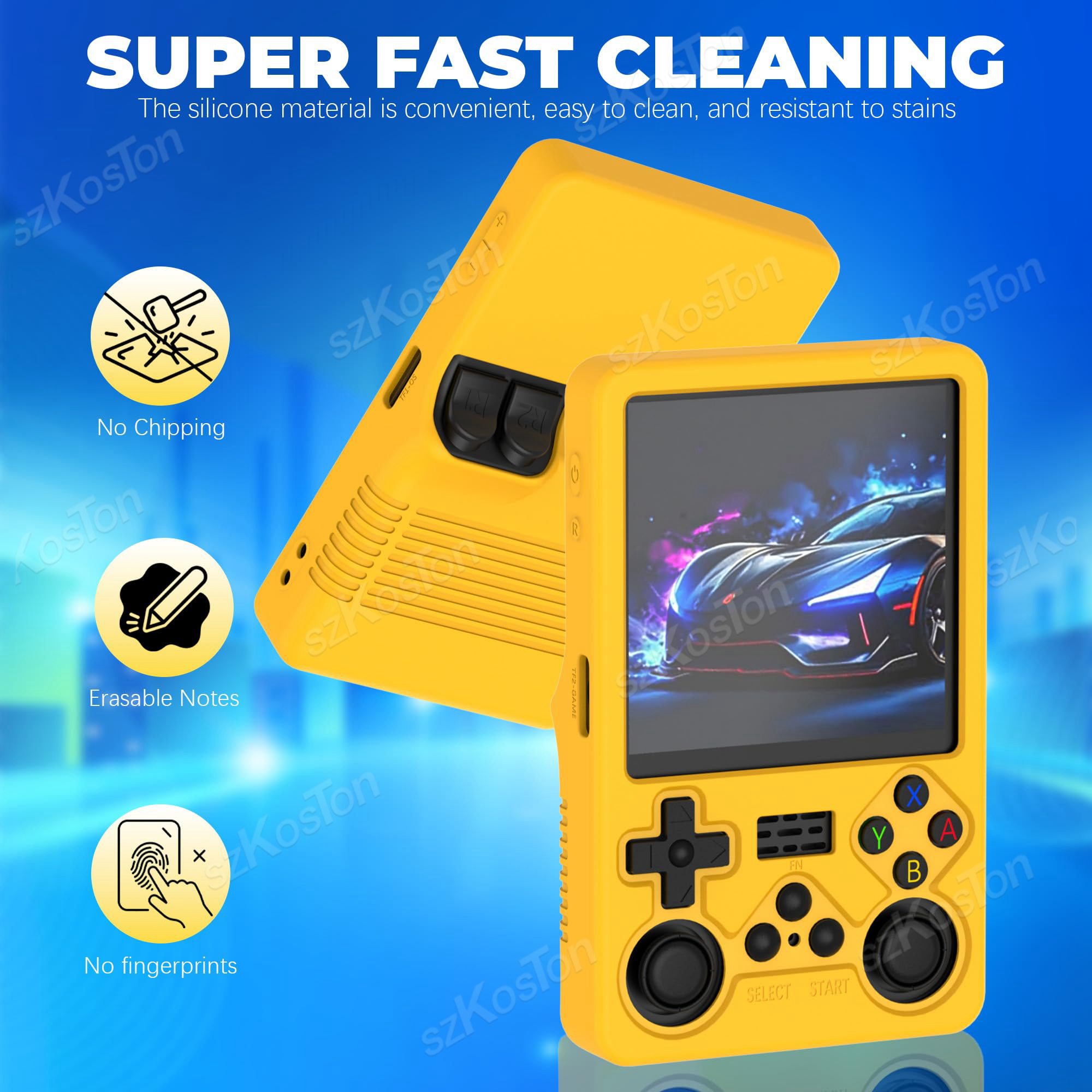 Silicone Protective Cover For  - Gaming Console R36S のレビューと価格