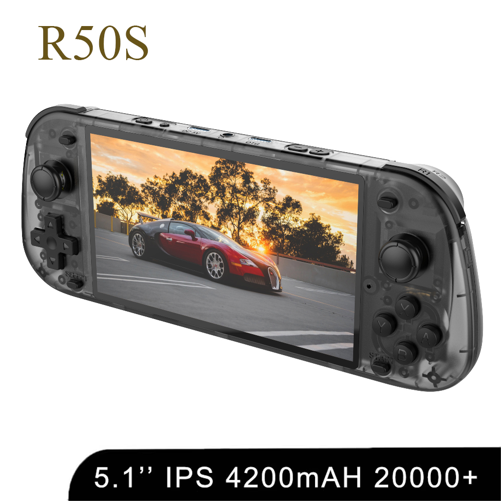 5.1inch New R50S Retro Handhel - Gaming Console Linux のレビューと価格