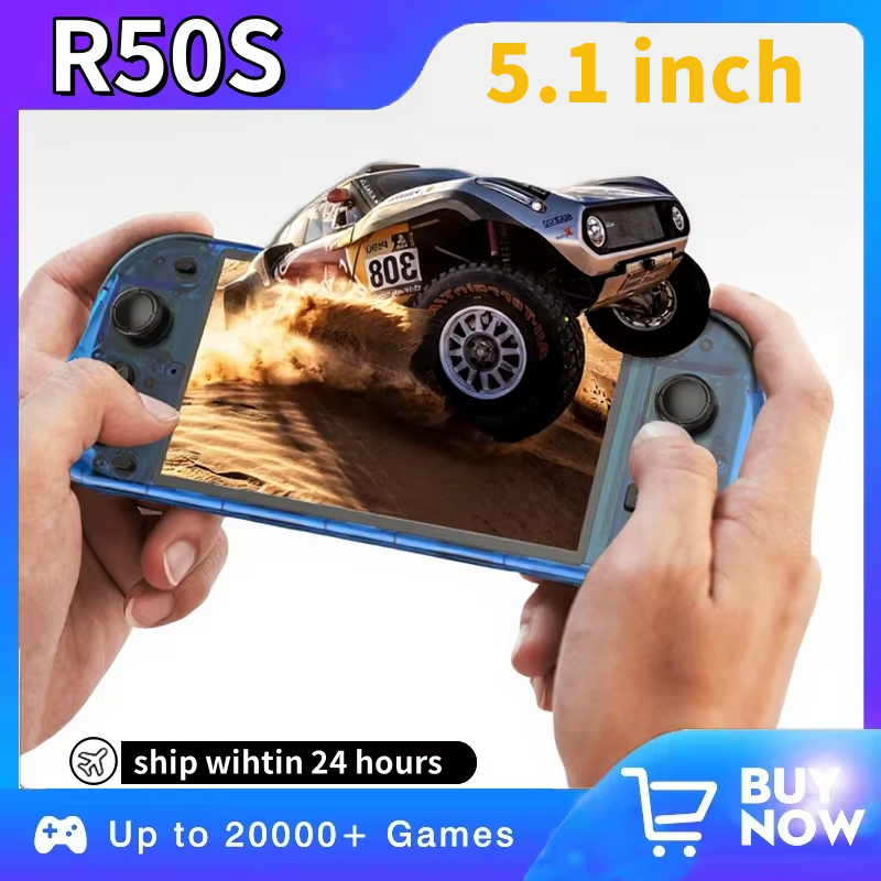 5.1inch New R50S Retro Handhel - Gaming Console Linux のレビューと価格