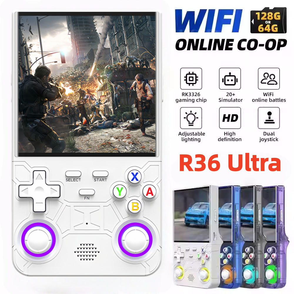 Retro R36 Ultra Handheld Video - Gaming Console Linux のレビューと価格