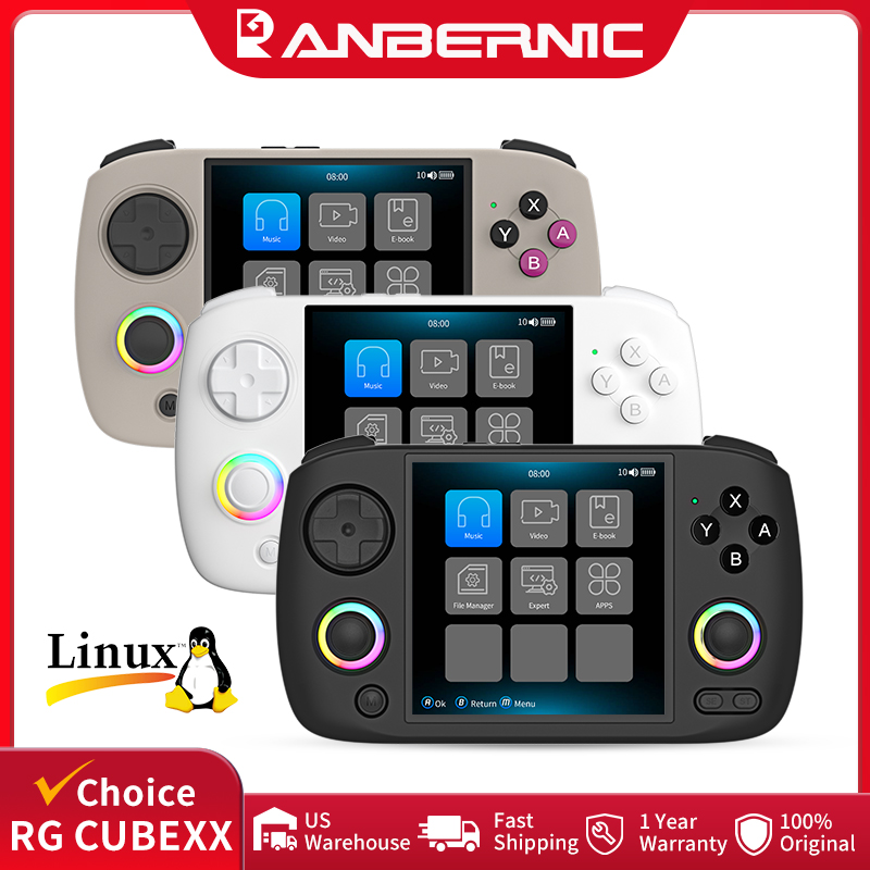 ANBERNIC RG CubeXX Handheld Ga - Gaming Console Linux のレビューと価格