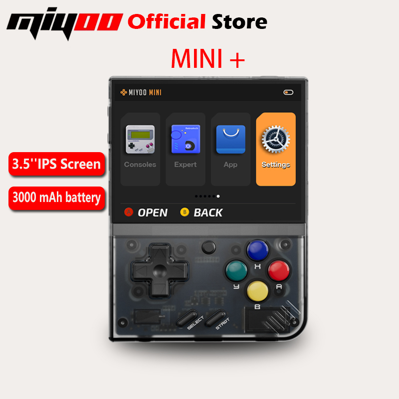 MIYOO Mini Plus Portable Retro - Gaming Console Linux のレビューと価格
