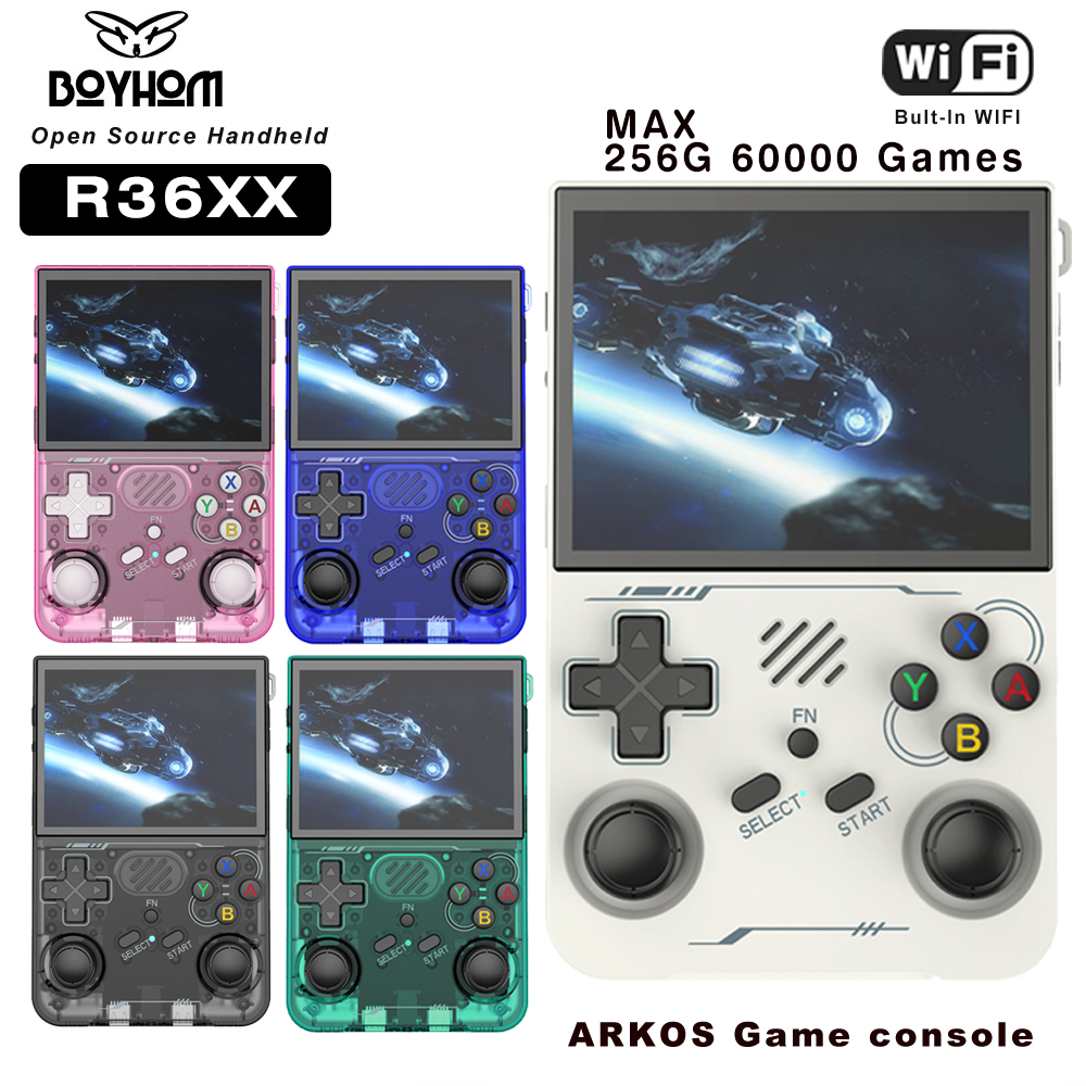 BOYHOM R36XX Hand-held Console - Gaming Console Linux のレビューと価格